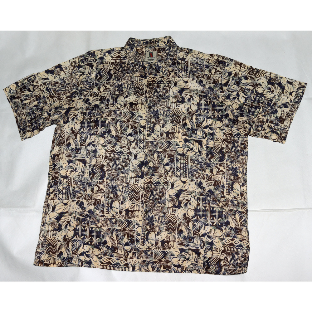 Tori Richard Men's Short Sleeve Button Front Shirt Size 2XL